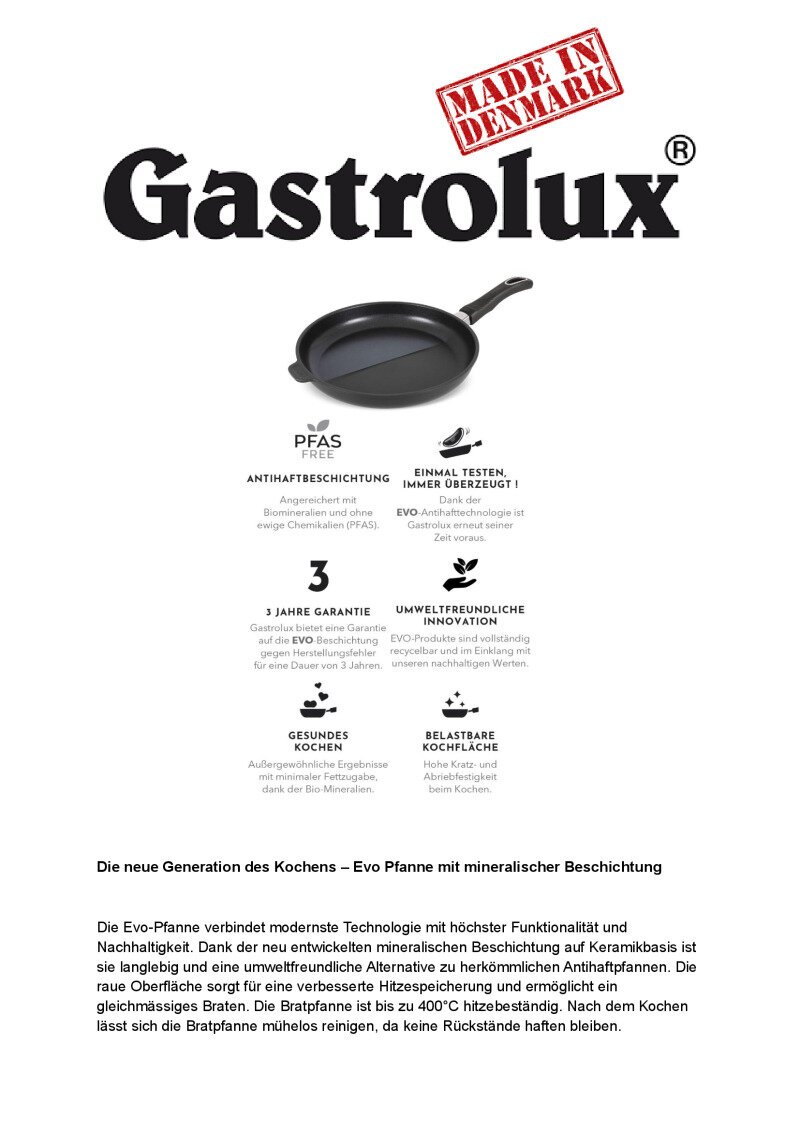 Datenblatt Gastrolux EVO