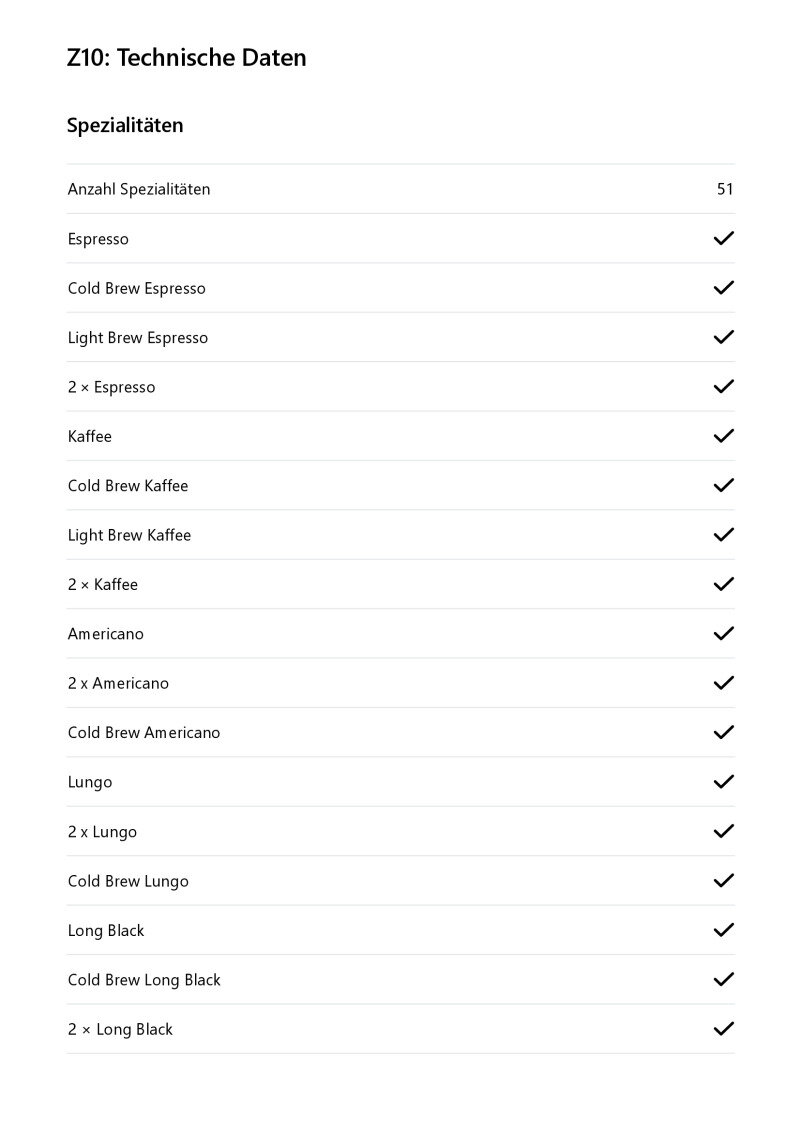 Datenblatt Jura Z10 Alu black